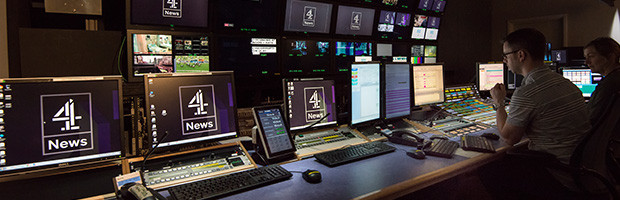 ITN using Densitron Intelligent Display System across multiple news programmes