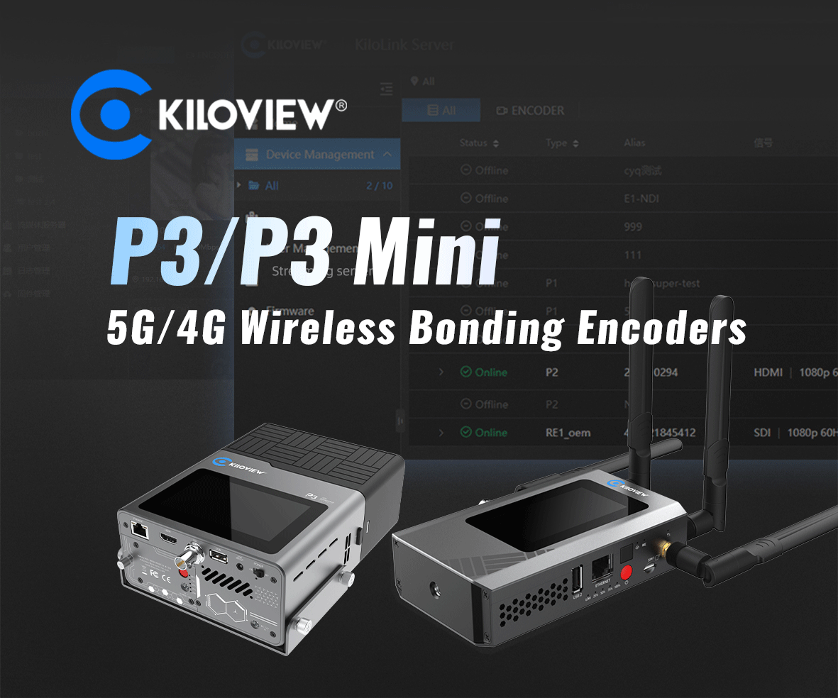 Kiloview P3/P3 Mini Wireless Bonding Encoders