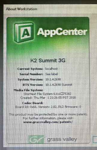 Grass Valley Summit 3G
