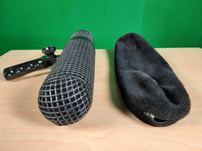Rycote windshield blimp with fabric outer covering and pistol grip - image #1