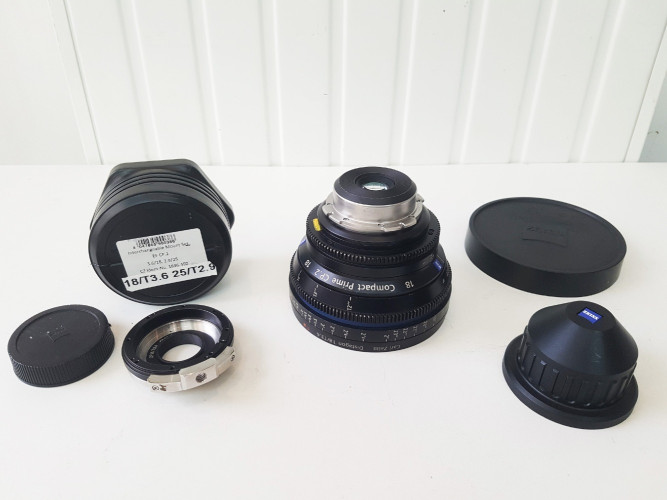 ZEISS CP.2 imperial set: 18, 21, 25, 50, 85mm - image #5