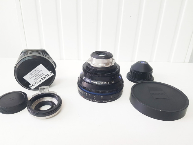 ZEISS CP.2 imperial set: 18, 21, 25, 50, 85mm - image #3