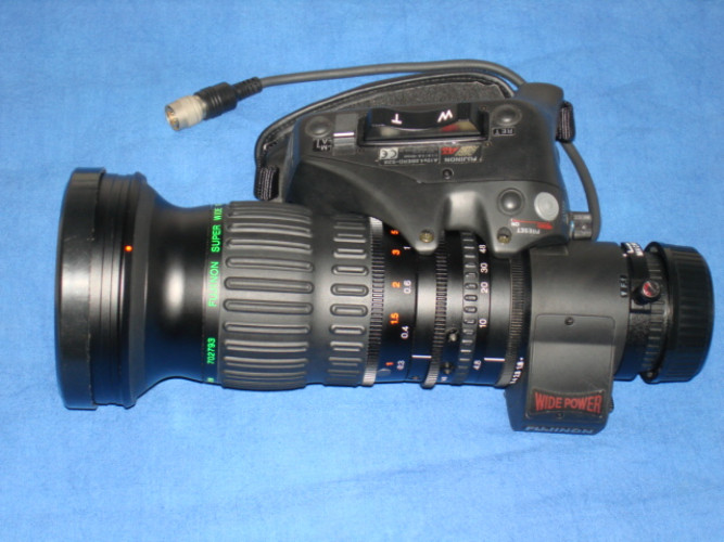 Fujinon A10x4.8 BERD-S28 full servo wide angle zoom lens for SD and HD use - image #3