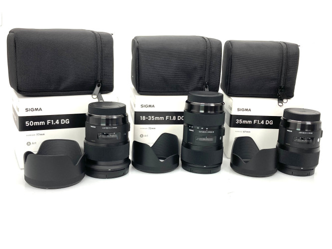 Sigma 3x Art Lenses, EF mount - image #1