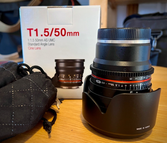 Samyang 50mm T1.5 e-mount full-frame prime lens - image #1