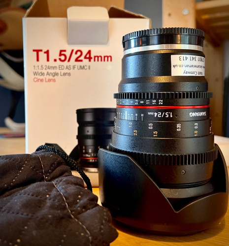 Samyang 24mm T1.5 e-mount full-frame cine prime lens - image #1