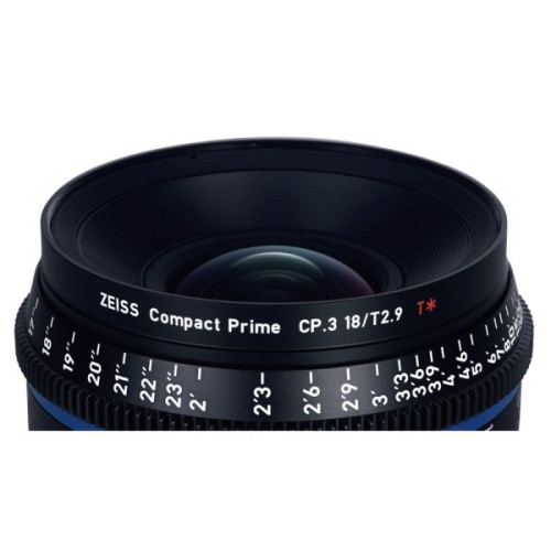 Zeiss CP.3 18mm 2.9mm Compact Prime Lens (PL Mount, Feet) - image #3