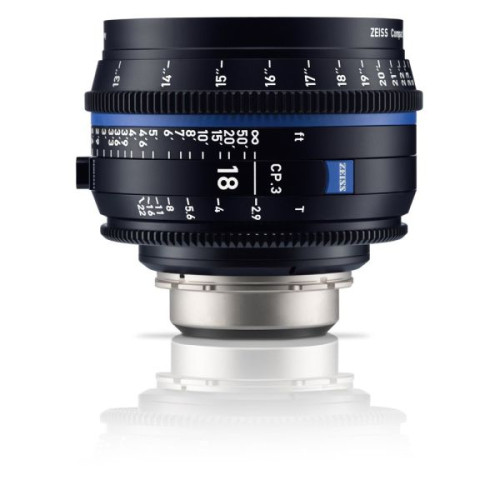Zeiss CP.3 18mm 2.9mm Compact Prime Lens (PL Mount, Feet) - image #1