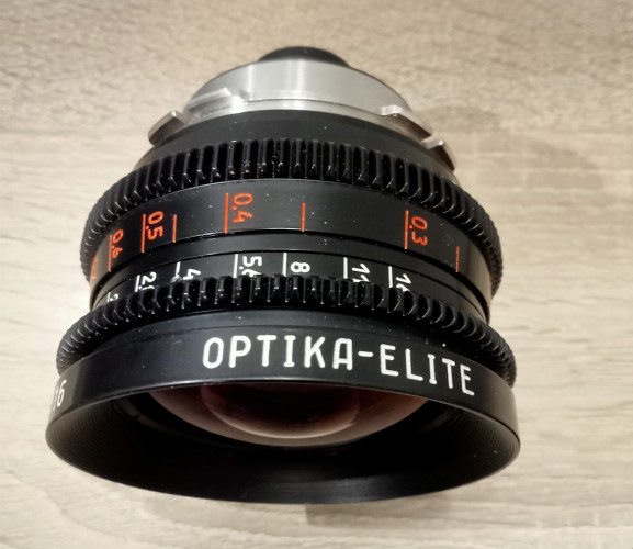 Optika Elite 8 mm T1.2 aperture Super 16 lens - image #2