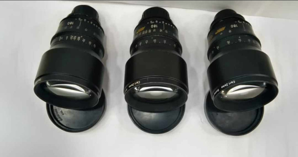 Carl Zeiss PL mount Ultra prime lenses of 180 mm focal length - image #1