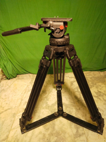Sachtler Video 25 Plus tripod head, carbon fiber legs and replacement spreader for sale, as a set. - image #6