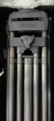 Vinten 250 tripod head and legs, with case (150 mm bowl size), - image #4