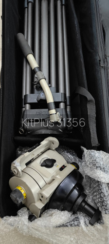 Vinten 250 tripod head and legs, with case (150 mm bowl size), - image #8