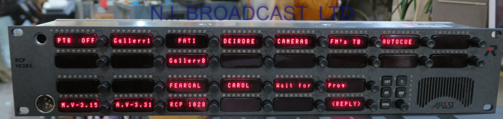 Riedel Artist  rcp1028e 2U intercom panel - image #4