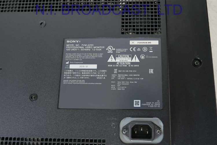 Sony pvm-a250 25inch OLED 3G / HD trimaster monitor - image #7