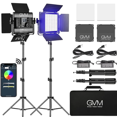 GVM 800D-RGB (LED Studio 2- Video Light KIT) - image #1