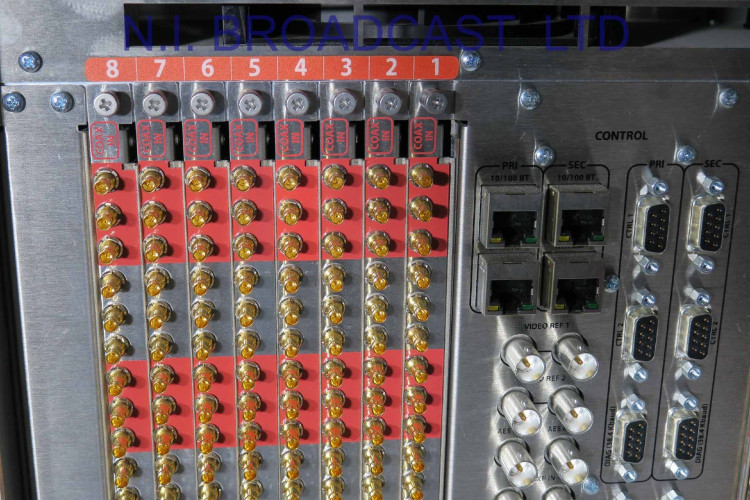 Grass Valley / Miranda nv8140 126x288 video router - image #2