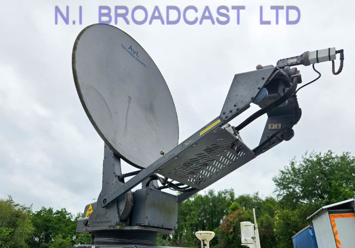 Nissan electric VSAT  with AVL 1.2m dish, vehicle (14,000 miles), - image #4