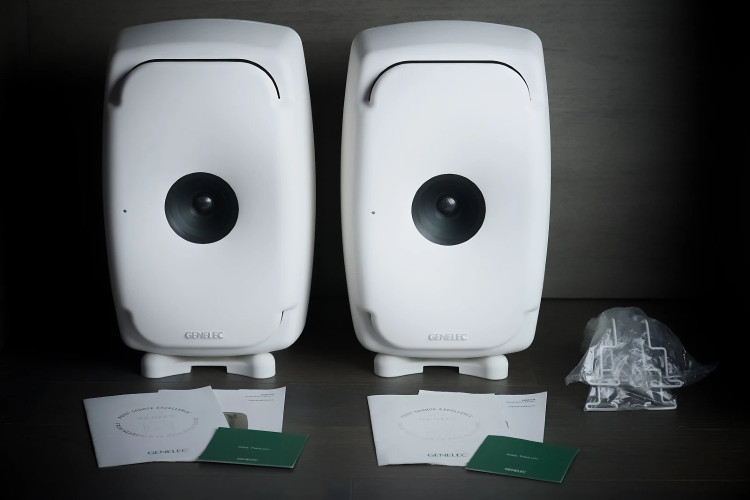 Genelec 8361A SAM 3-Way Studio Monitors – Rare White Finish, Coaxial Design, Built to Order - image #1