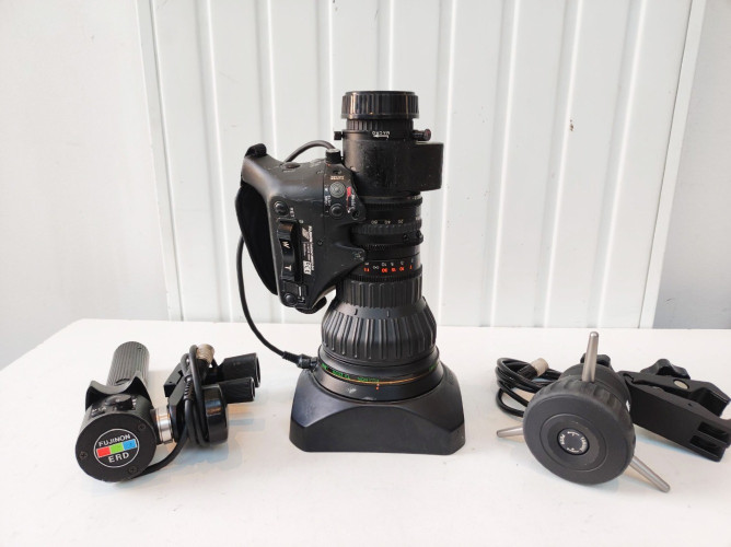 FUJINON HA22x7.8 BERD Lens with Zoom and Focus Remote Controls - image #1