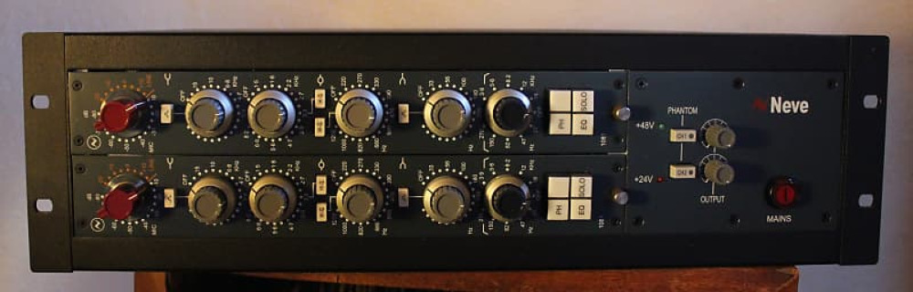 AMS Neve 1081 Stereo - 2 x Classic Mono Modules in 3U 2 slot Rack - image #1