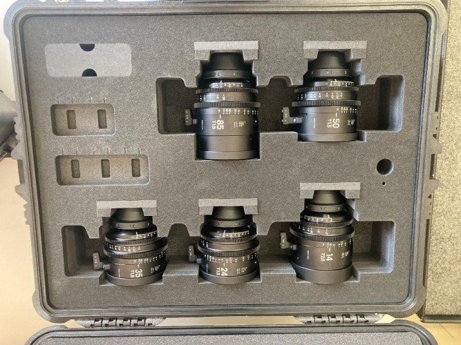 Sigma Cine Prime Set – 9 HS Lenses with 2 Carrying Cases - image #1