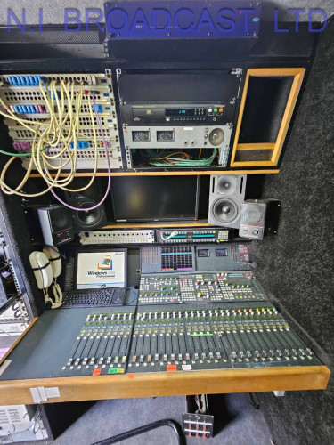 Mercedes 3 room 12 camera outside broadcast OBvan, (sony, RTS, evs etc) 12 cameras, HD currently, - image #6