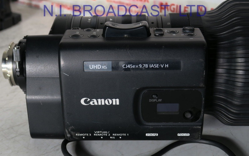 Canon CJ45EX9.7B IASE-V H  4k UHD long zoom ENG  lens with stabliser - image #7
