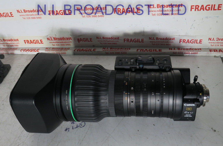 Canon CJ45EX9.7B IASE-V H  4k UHD long zoom ENG  lens with stabliser - image #11