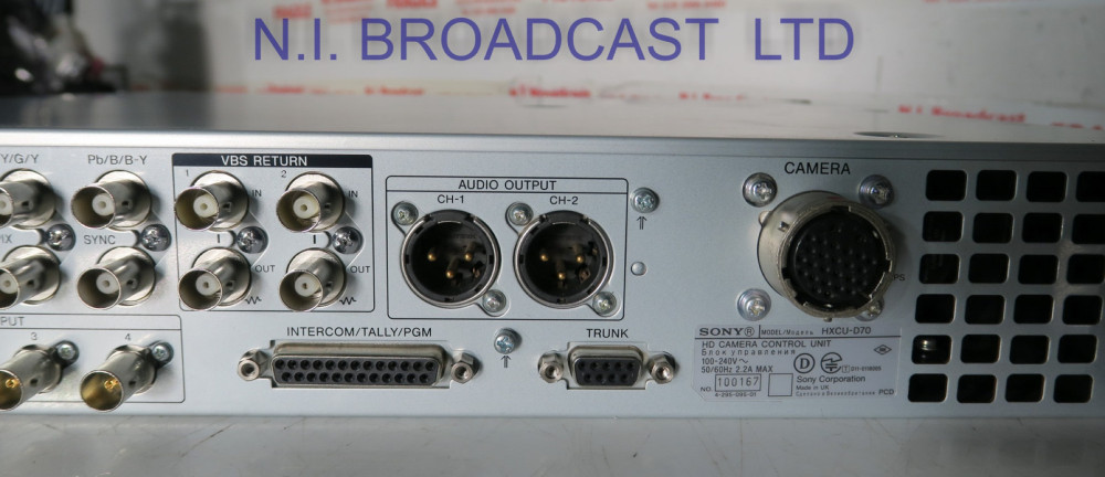 Sony hxc-d70 HDSDI camera channel Multicore  (4x available) - image #7