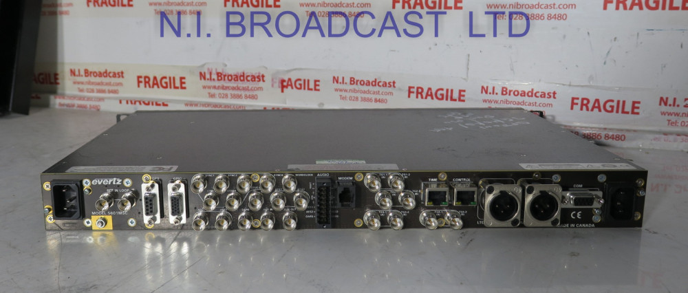 Evertz MSC5601 master SPG with 3G and GPS options - image #2