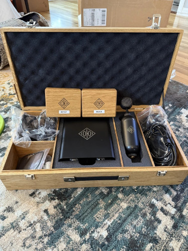 Soyuz 017 Tube Microphone – Brass Black with Additional Accessories - image #1