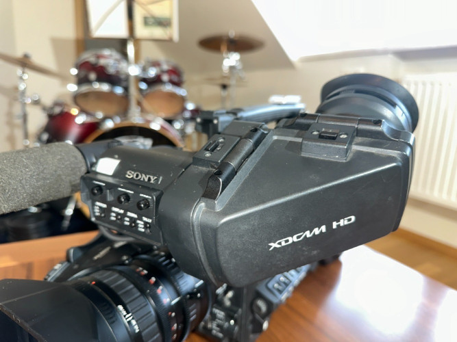 SONY PMW-350K XDCAM EX Camcorder with 16x LENS and PORTA BRACE carrying bag - image #8
