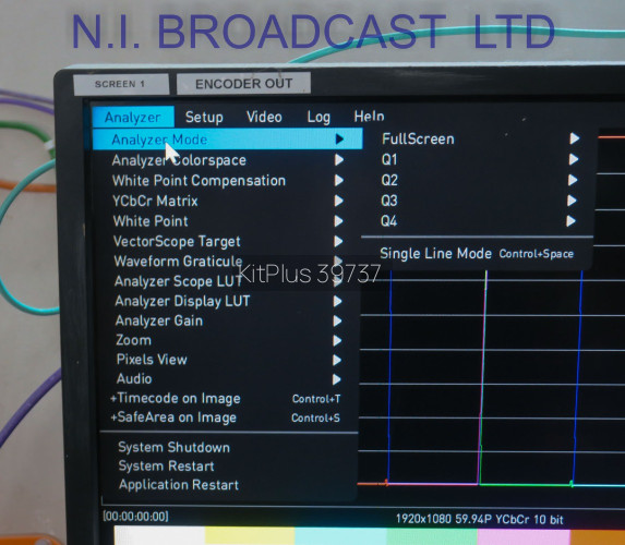 AJA HDR Image analyzer 12G SDI with 8k support  and 4x UHD 4k channel option fully worikng , - image #17