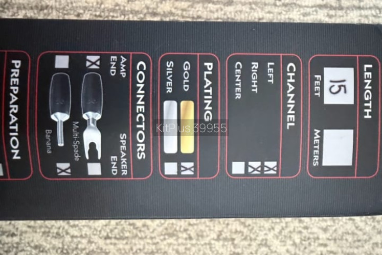 AudioQuest Rocket 88 Bi-wire Speaker Cable 15ft - image #2