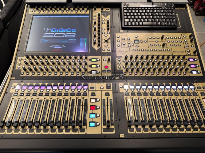 DiGiCo SD8-24 Digital Mixing Console with Waves Card, MADI Rack, Flight Case, Netgear Switch, and Mini PC Included - image #1