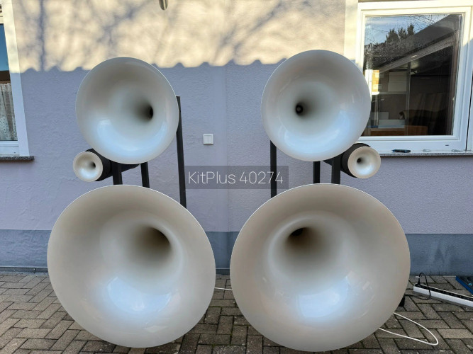 Avantgarde Trio G Horn Speakers – White Finish - image #1