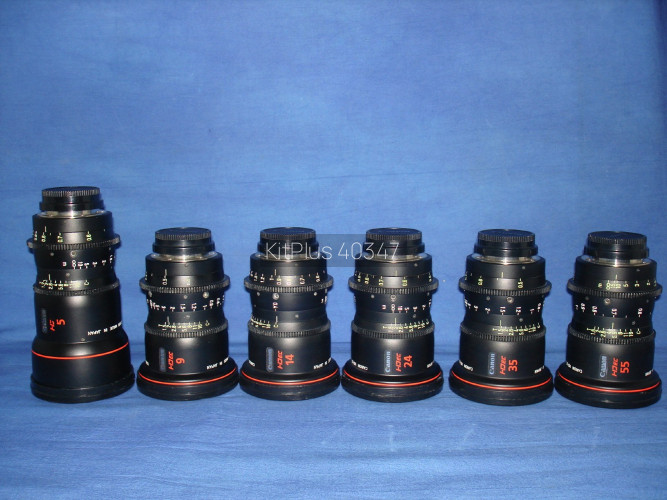 Canon 5mm,9mm,14mm,24mm,35mm,55mm (one set) - image #1