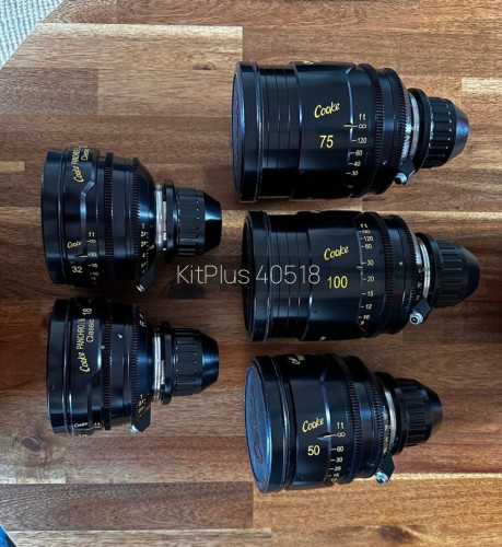 Cooke Panchro/i Classic S35 Lens Set: 18mm, 32mm, 50mm, 75mm, 100mm - image #1