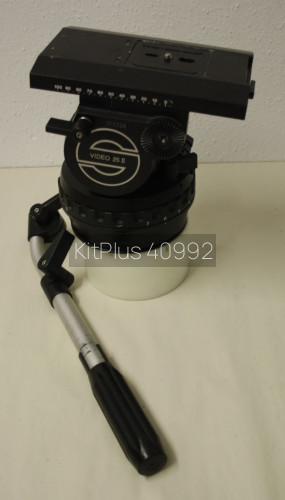 SACHTLER Video 25 II FB (Flat Base) with camera plate and 1x swivel arm - image #1
