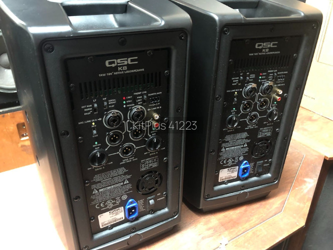 QSC K8 powered speakers & kw181 18” powered subwoofer - image #2