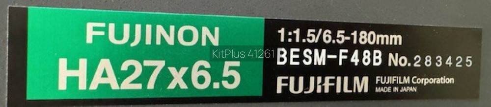 Fujinon HA27x6.5BESM-F48B - image #3