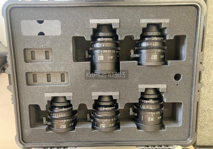 Sigma Cine Prime Set – 9 HS Lenses with 2 Carrying Cases - image #1