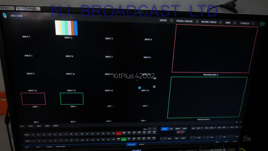 Tricaster VizRT TC1 4ME UHD switcher, stramer etc with 4ME panel, extra SDI I / OUT NC1 box also - image #4