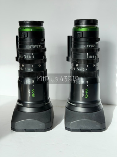 Fujinon MK 18-55mm and 50-135mm T2.9 with 2 x Chrosziel CDM-MK-Z zoom servos - image #6