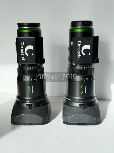 Fujinon MK 18-55mm and 50-135mm T2.9 with 2 x Chrosziel CDM-MK-Z zoom servos - image #5