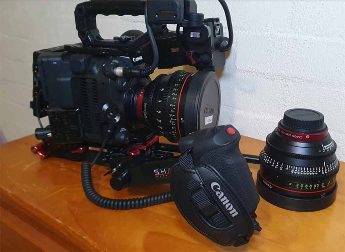 Canon C500MkII 4k Full Frame sensor EF mount camera in showroom condition