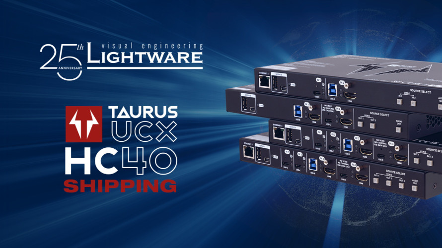 Lightware Unleashes USB-C Connectivity with Taurus UCX HC40