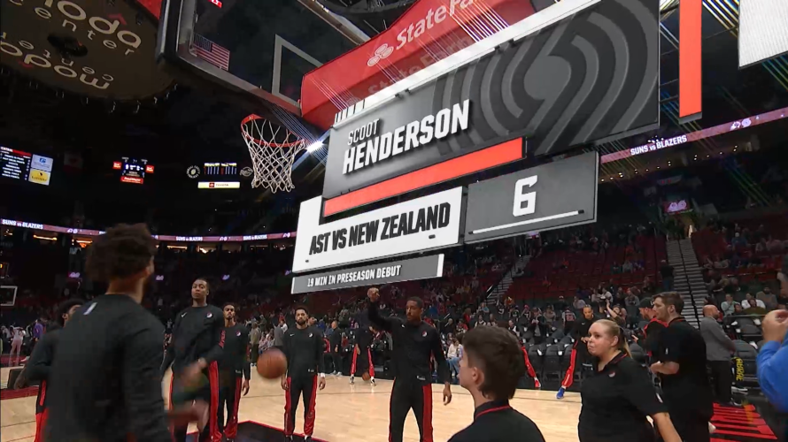 Trail Blazers Become First NBA Team to Broadcast Augmented Reality Graphics From a Handheld Camera