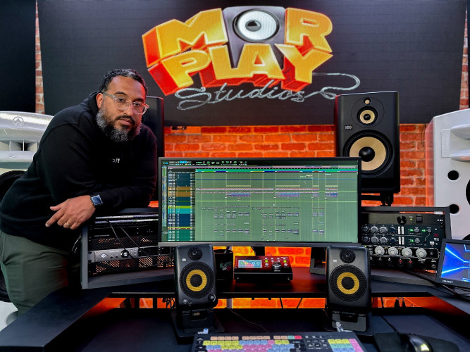 Miamis Morplay Studio Drops Beats With KRK ROKIT 10-3 and GoAux Mobile Monitors